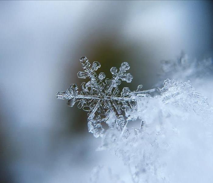 snowflake, close-up